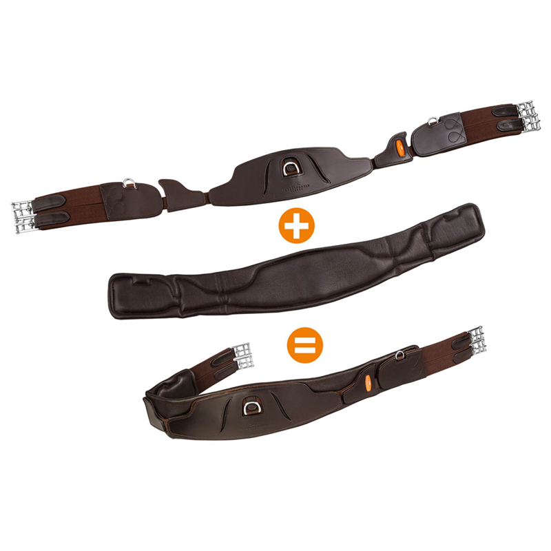 Schockemohle Pallas Pro Girth - Black/Silver-2